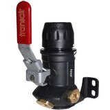 Transair Connectors - 3 Port Wall Bracket with Ball Valve